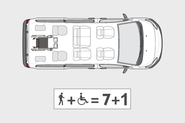 Peugeot Traveller Disabili Passo Lungo 2