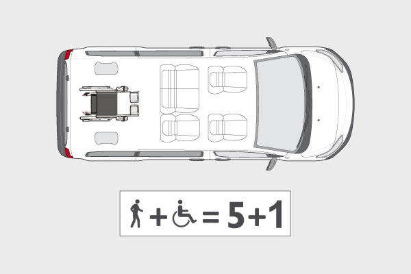 Peugeot Traveller Disabili Sedili Originali Passo Corto 2