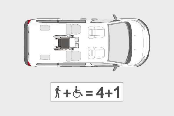 Peugeot Traveller Disabili Sedili Singoli Passo Corto 2