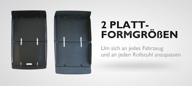 Hebebuhne Fiorella SlimFit 2 Platttformgrossen