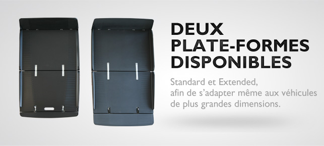 DEUX  PLATE-FORMES  DISPONIBLES 